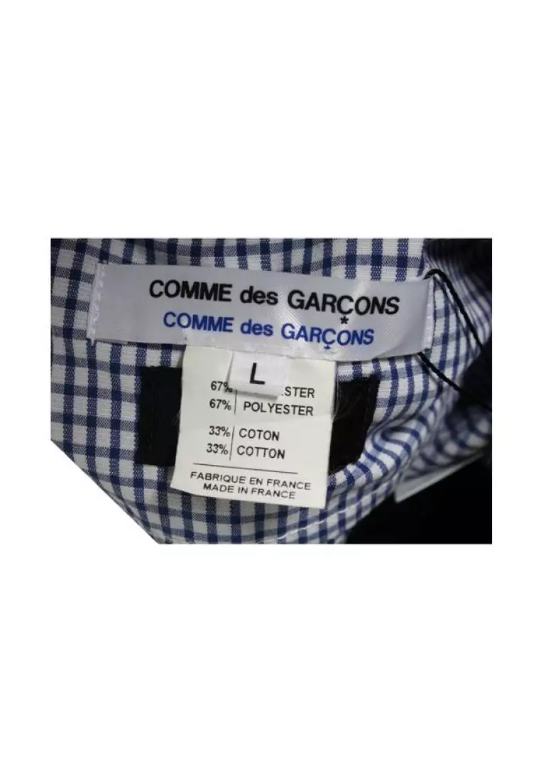 Comme des Gar ons Pre Loved COMME DES GARCONS Blue Check Shirt