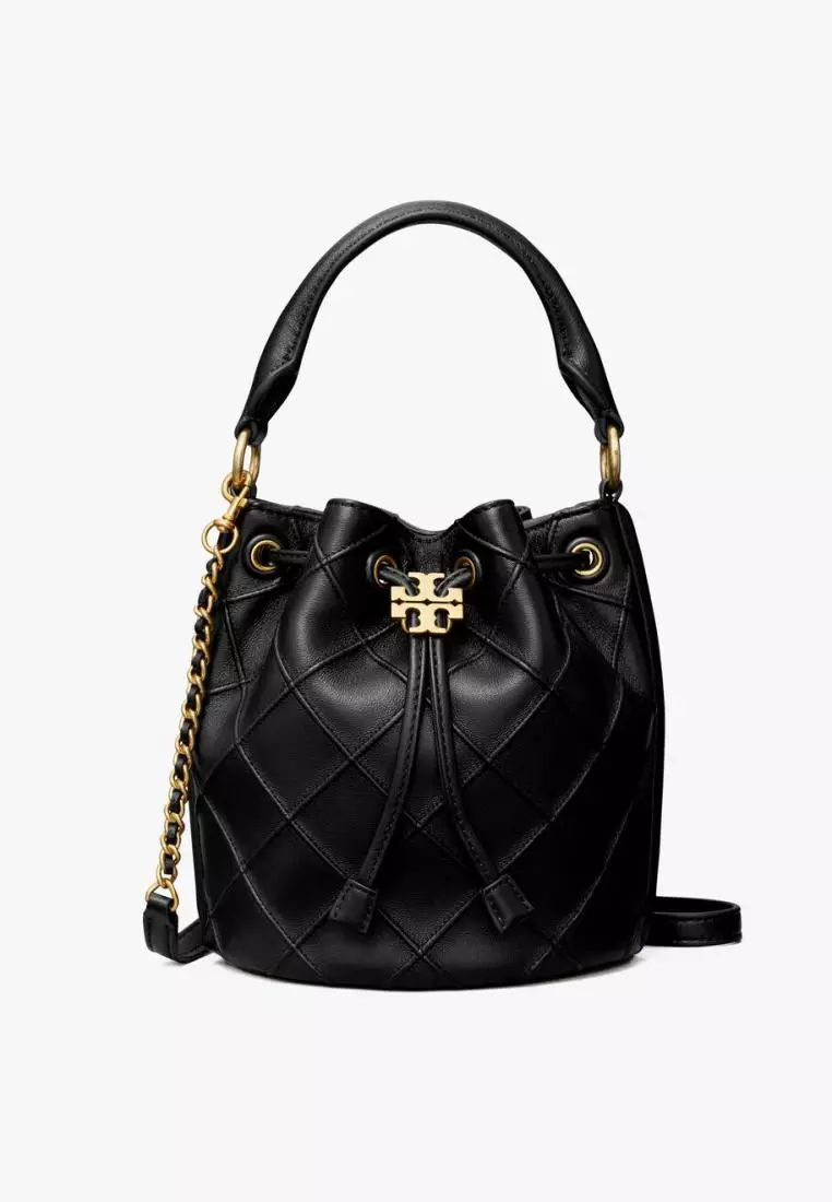 Tory Burch Fleming Soft Small Bucket Bag Black