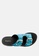 Rag & CO. blue Snake Print Flat Sandal with Buckle Straps 47D27SH63FC5CDGS_6