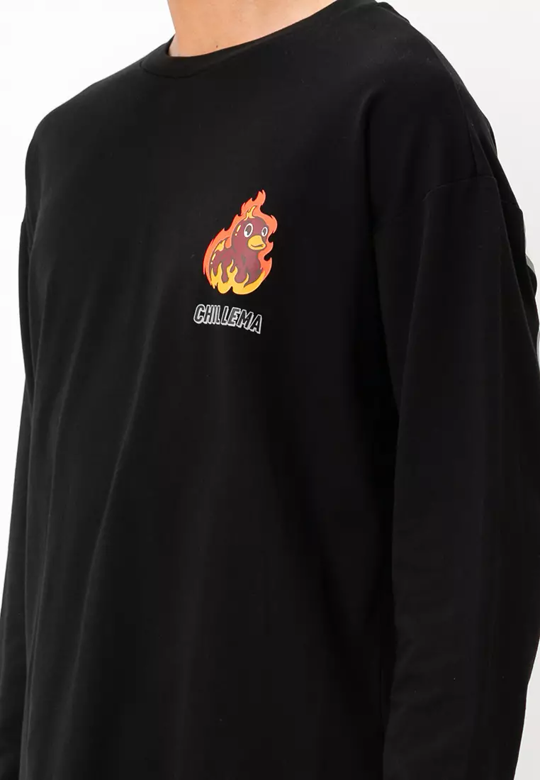 Oversized Long Sleeves Tee