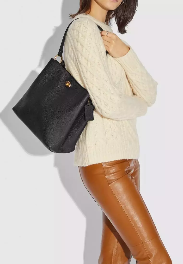 Coach Charlie Bucket Bag Black