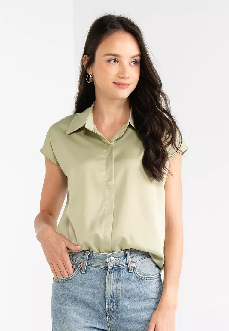 Buy Artist Luna's Office Blouse 2024 Online | ZALORA Philippines