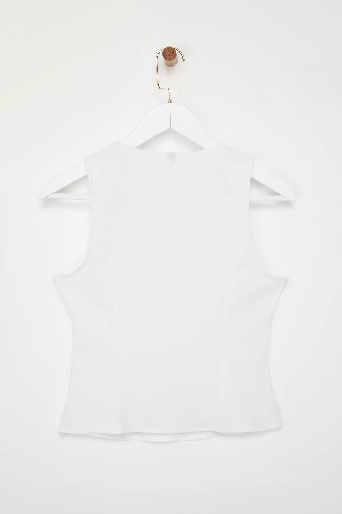 V-Neck Slim Fit Blouse