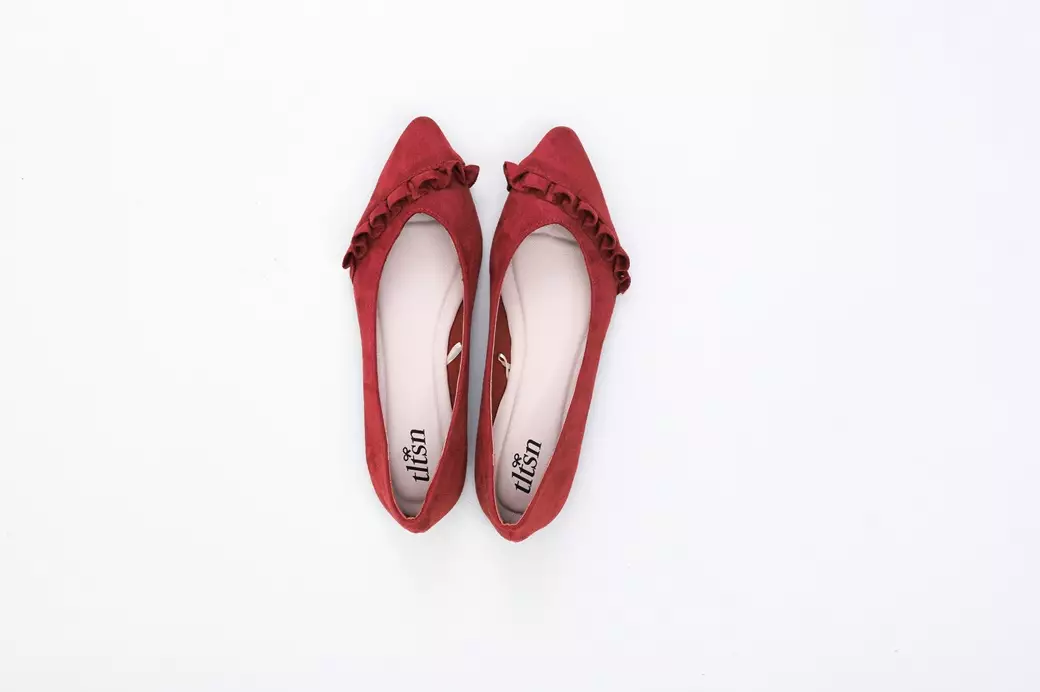 The Little Things She Needs - ANNALISE Flatshoes Sepatu Wanita Red