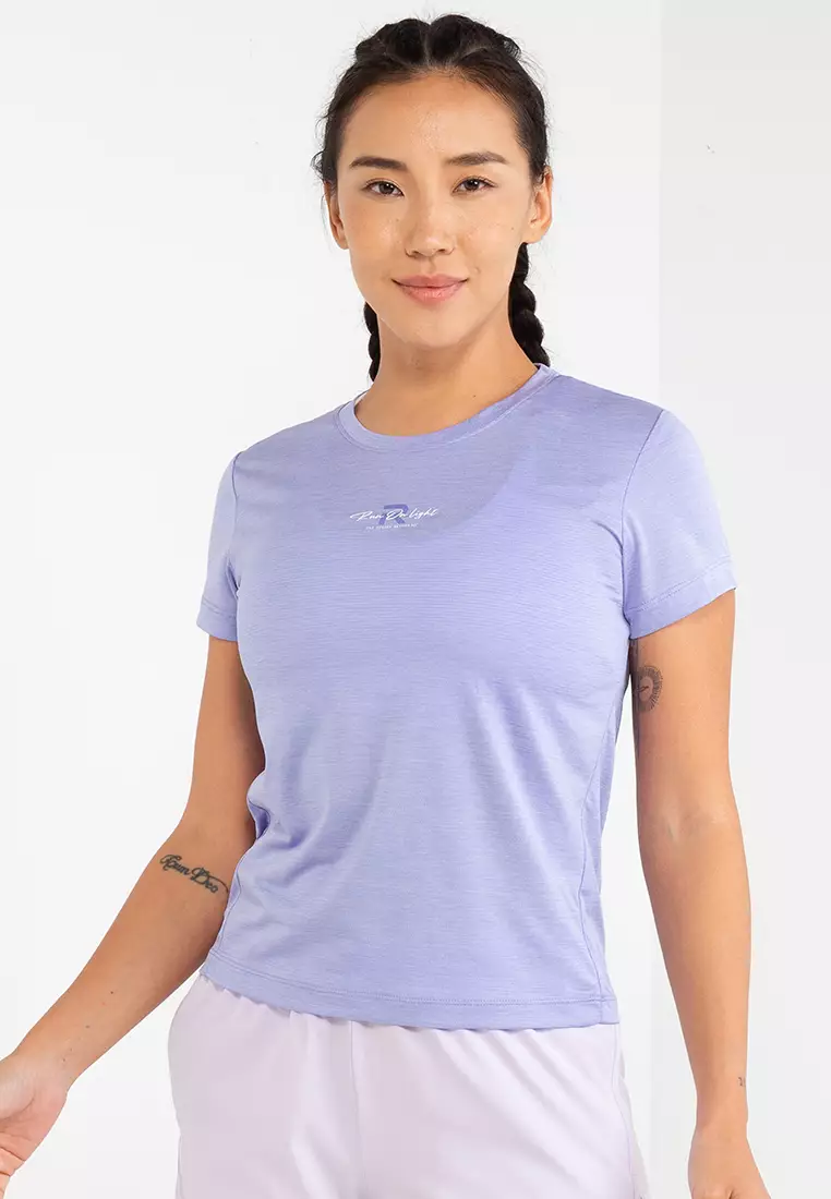 Purple running top outlet