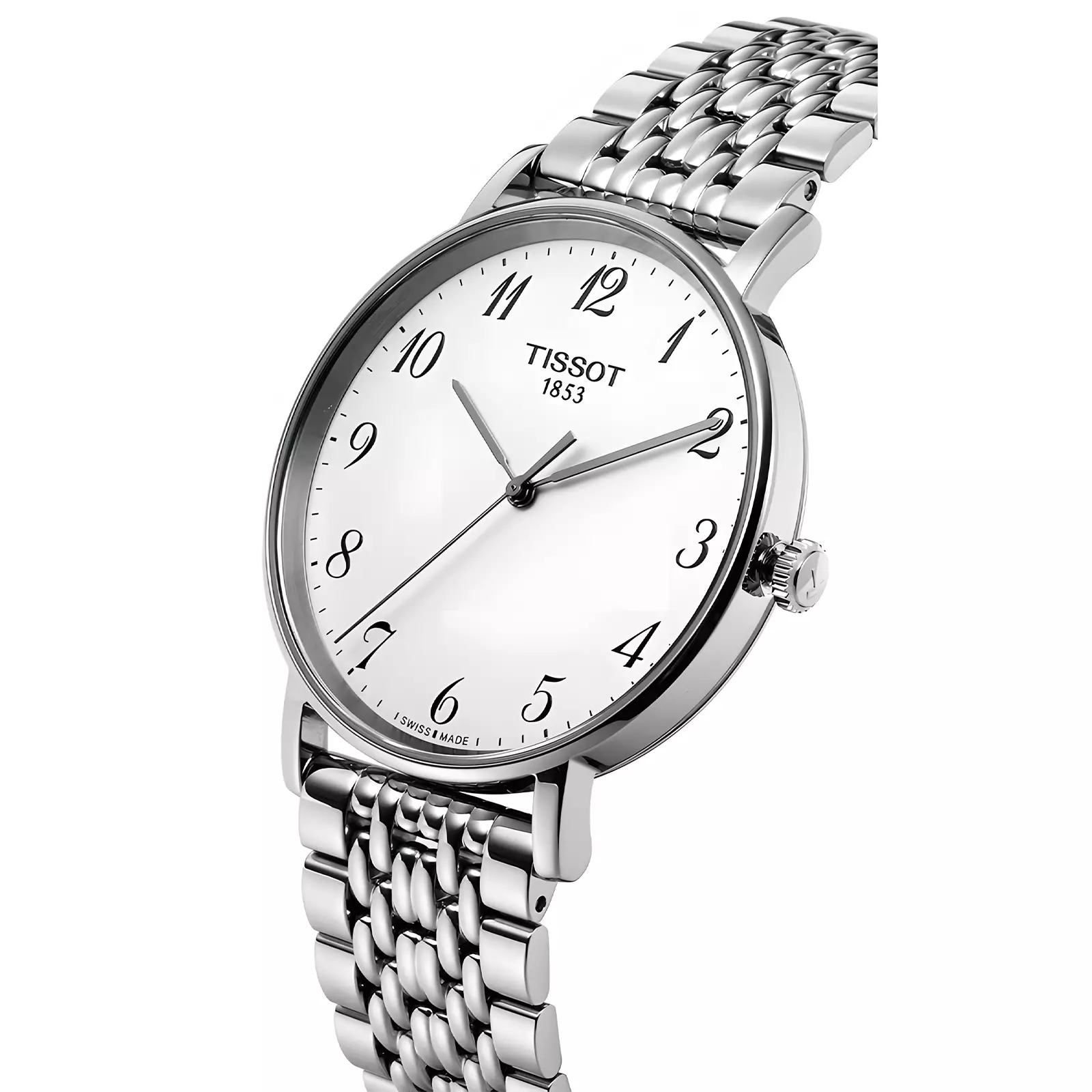 Tissot Everytime - Jam Tangan Analog Pria - Silver - All Stainless Steel - T109.410.11.032.00