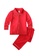 RAISING LITTLE red Blob Christmas Outfit Set 82089KADB21570GS_1