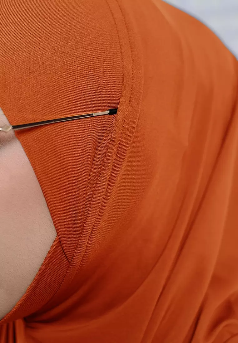 HIJAB INSTAN LUNA - ORANGE