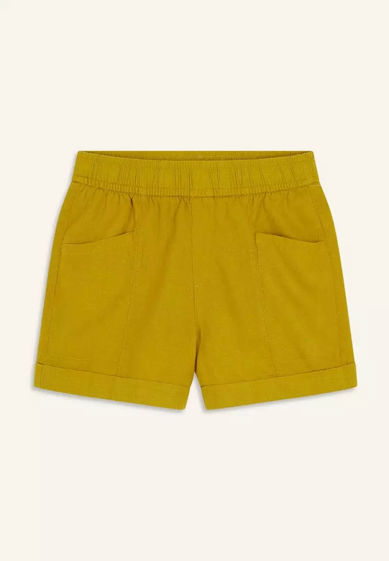 Buy Old Navy High-Waisted Linen-Blend Utility Shorts for Women