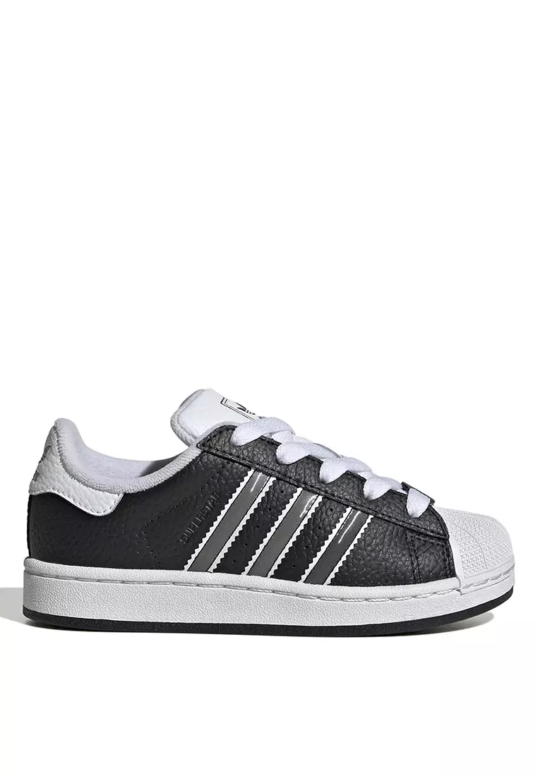 adidas gazelle silver green womens adidas Originals Superstar II Black/White Preschool Kids' Shoes, Size: 11.5