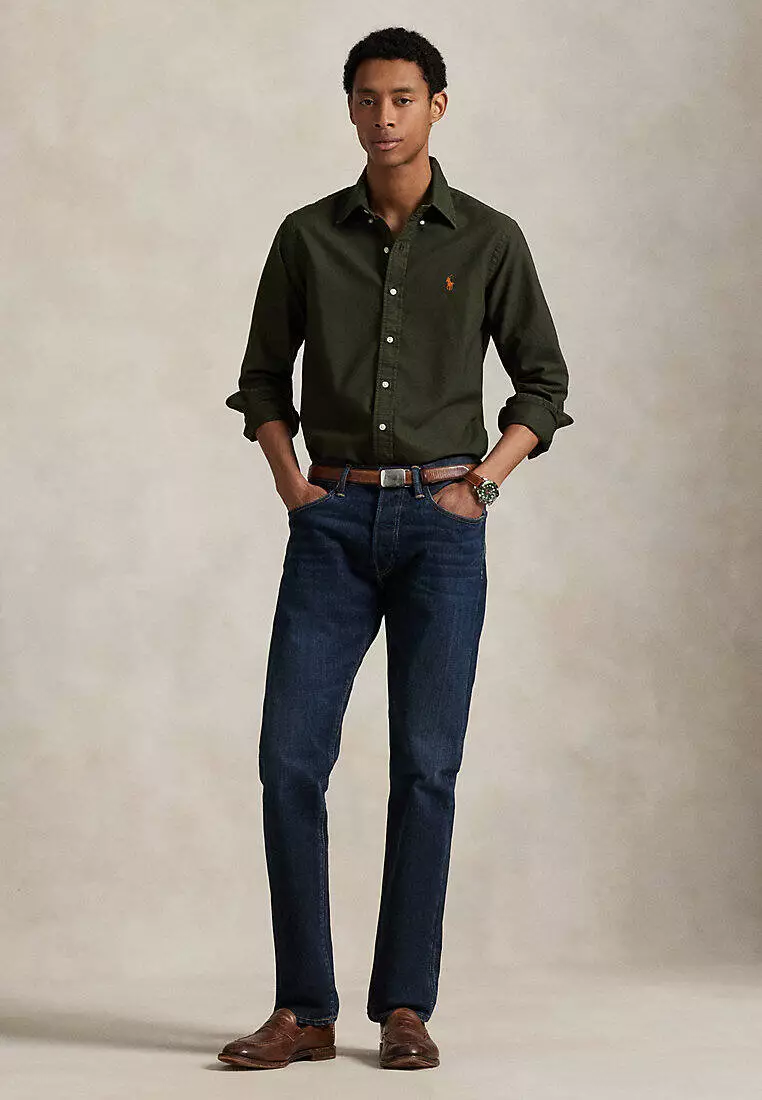 Classic Fit Garment-Dyed Oxford Shirt