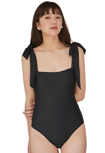 Buy Sunnydaysweety Retro Style Strappy Simple One Piece Swimsuit Online Zalora Malaysia