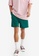 H&M green Regular Fit Cotton Shorts D5D57AA53F61A8GS_1