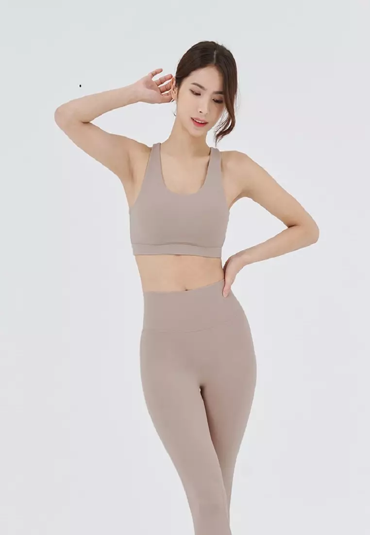 Buy online Beige Hosiery Sports Bra from lingerie for Women by