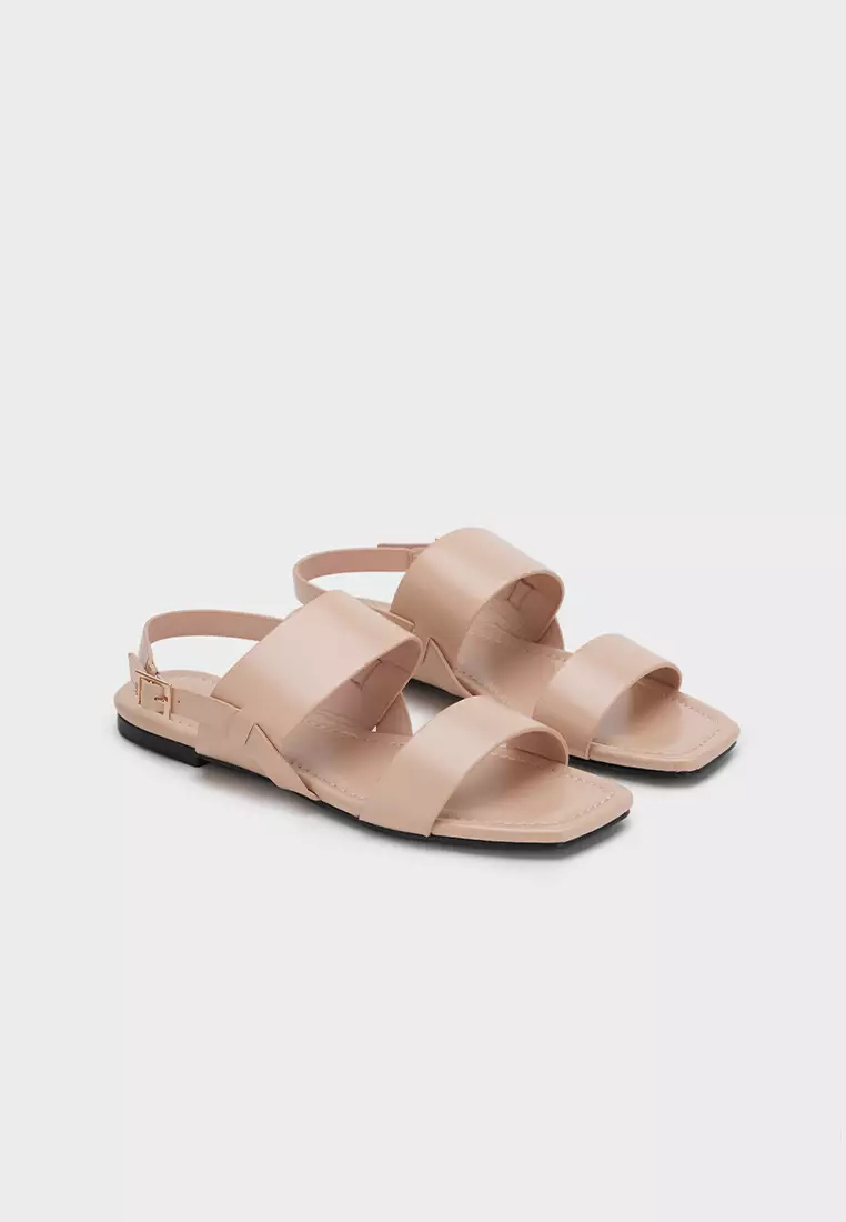ANKLE STRAP FLAT SANDAL