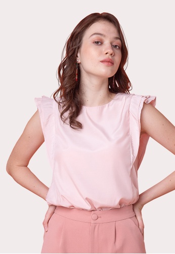 L'zzie pink LZZIE SINEAD TOP - PINK 62A01AAA09E15BGS_1