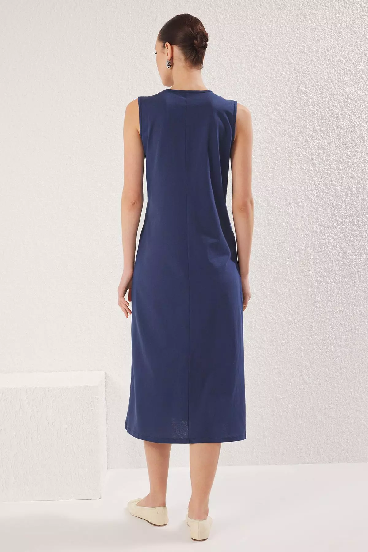 Navy Blue-Khaki 2-Pack 100% Cotton Knitted Lining Underwear Dress TCTAW22UK0110