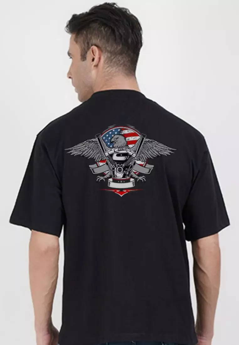 Blue Man Oversize Fit Apache Neck Cotton Short Sleeve Shirt 2529712