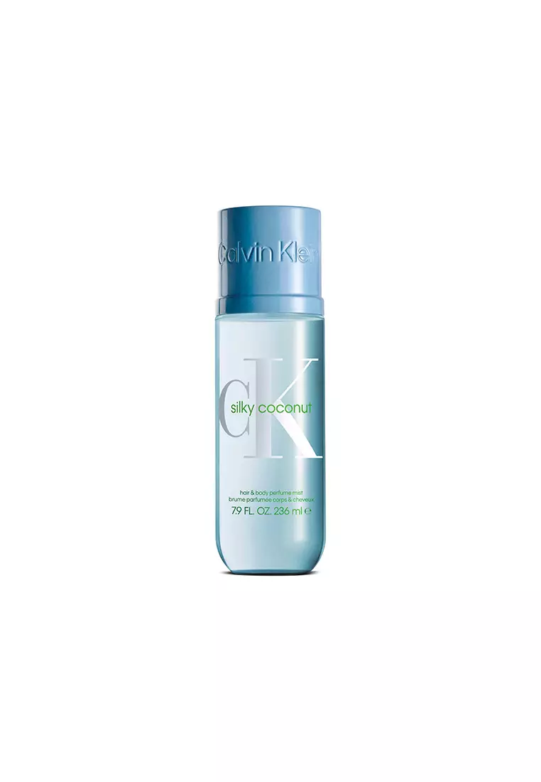 Calvin Klein CK Hair & Body Perfume Mist 236ml - Silky Coconut | Crisp & Refreshing (Icy Coconut, Juicy Pineapple, Soft Musk)