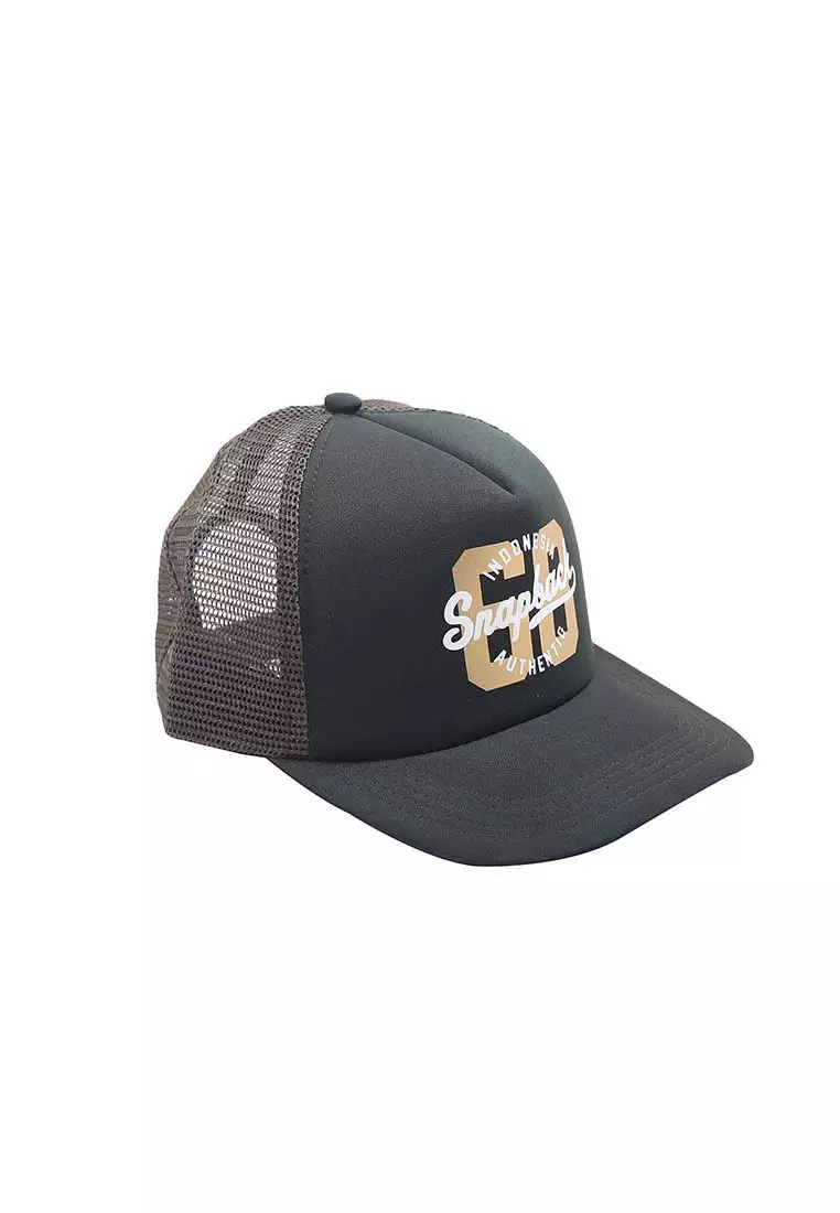 Snapback Topi Trucker Dewasa Hijau Army Snapback 68 Authentic