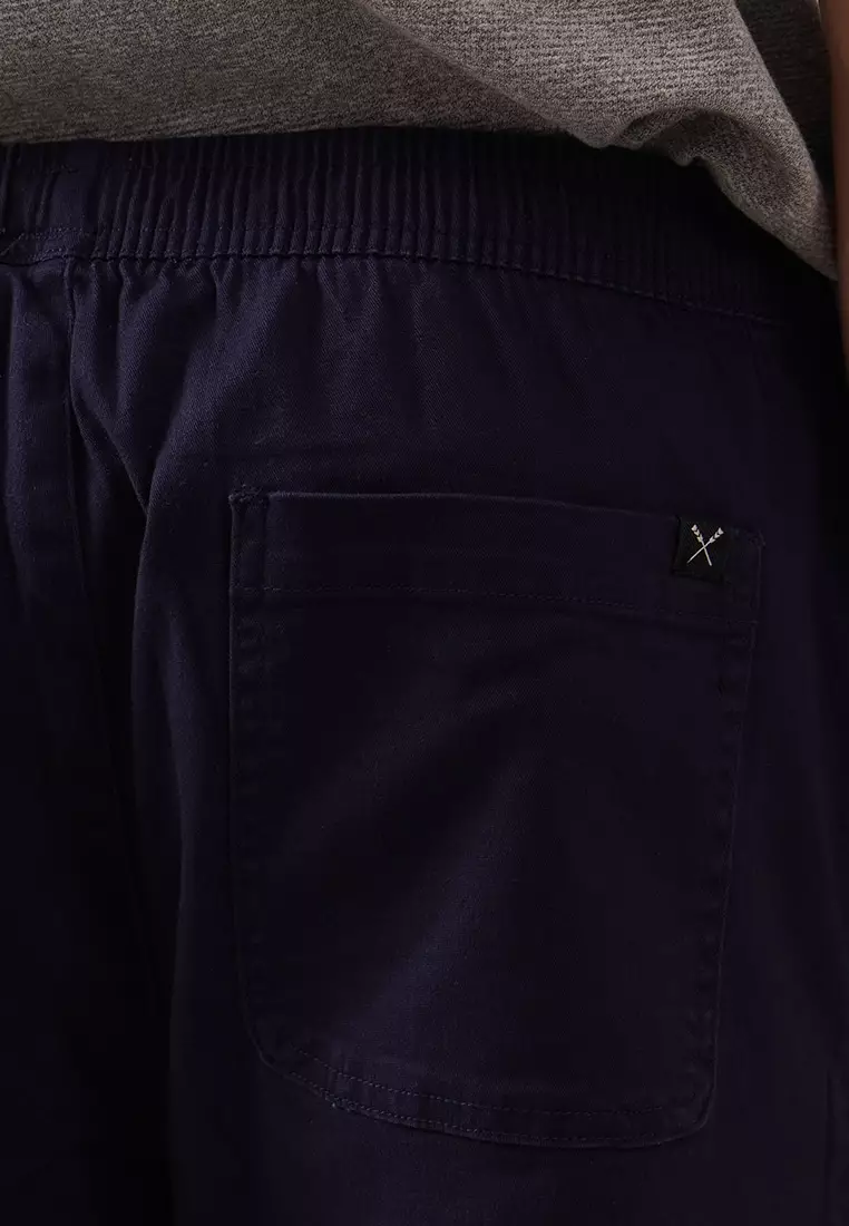 Regular Fit Pull Up Trousers