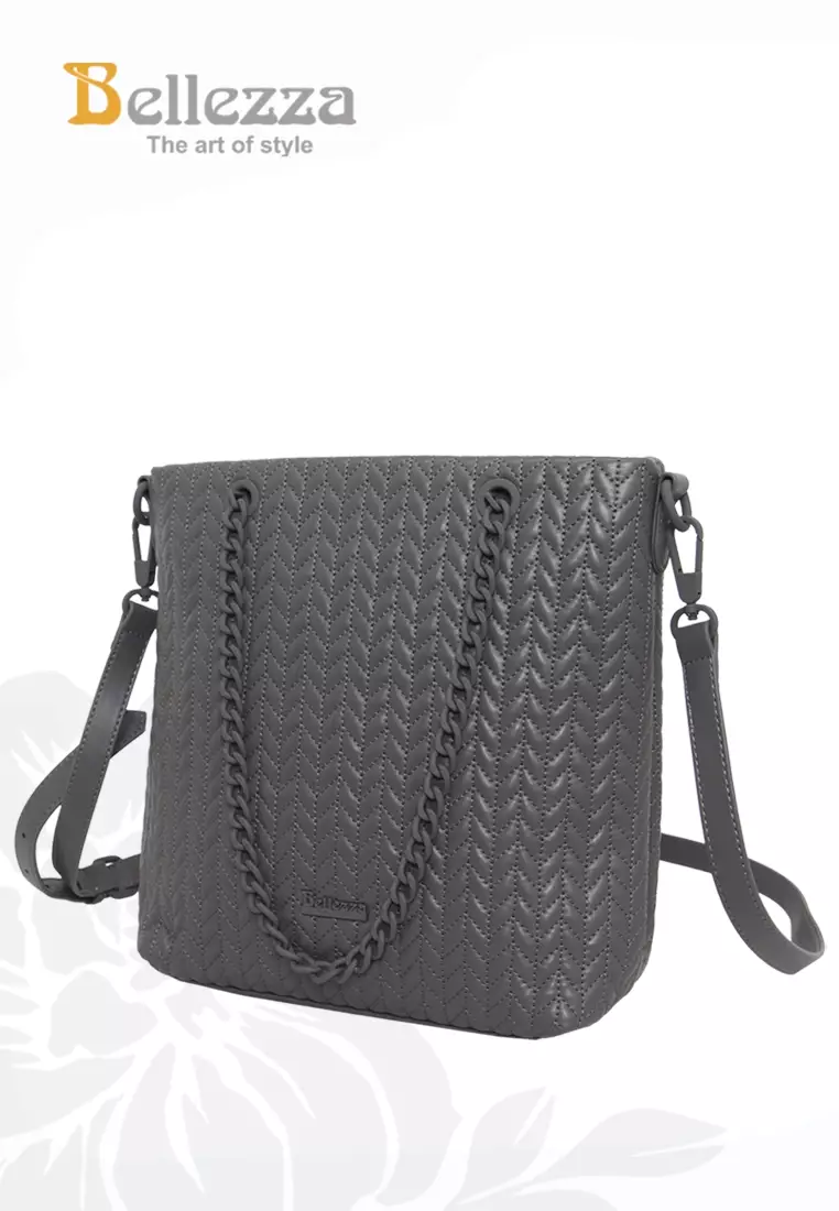 Bellezza Handbag CZ232 Grey