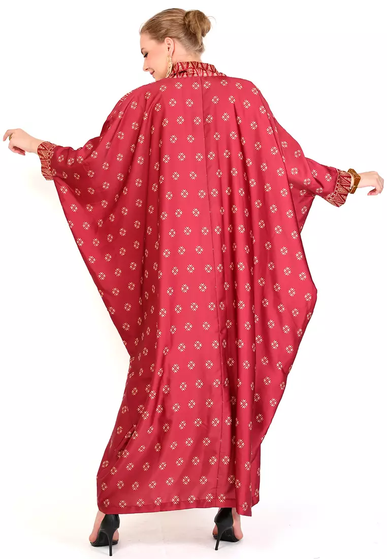 Kanzi Exclusive Long Sleeve Songket Kaftan