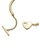 PANDORA gold Pandora Moments 14K Gold-Plated Heart T-Bar Snake Chain Bracelet 58549AC4B7F071GS_3