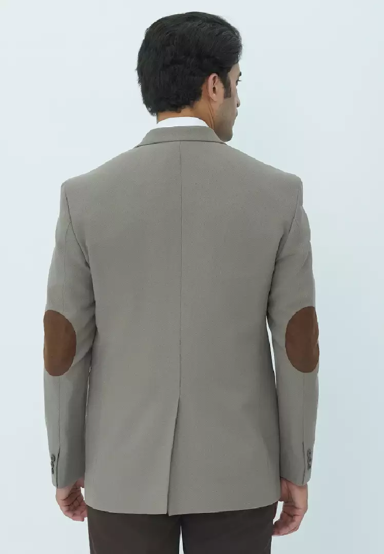 Johnwin - Jas - Formal Suit - Patch Lengan - Beige - FSU.992.221.124.C