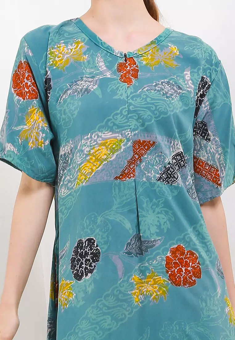 Daster Wanita Home Dress Anizara Green