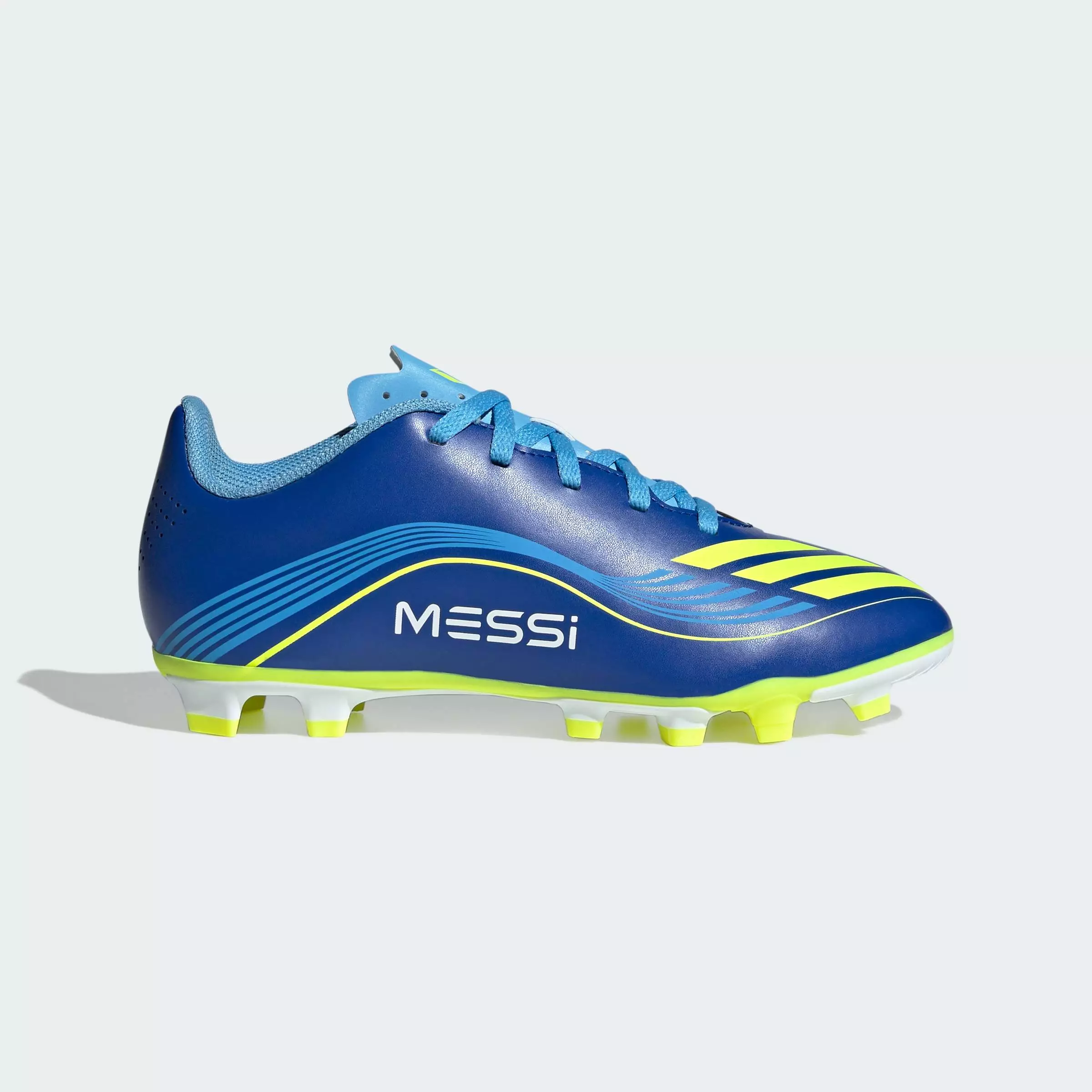 Football F50 Messi Club Firm/Multi-Ground Boots Kids Unisex Blue JP7458
