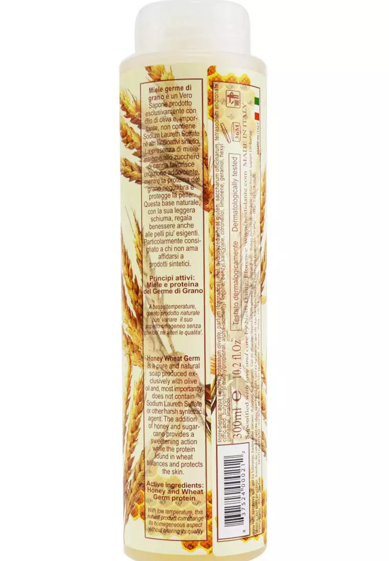 NESTI DANTE - Natural Liquid Soap - Honey WheatGerm (Shower Gel) 300ml/10.2oz