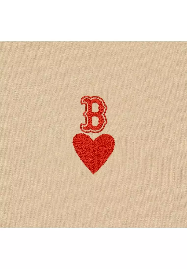 HEART SMALL LOGO OVERFIT T-SHIRTS BOSTON RED SOX