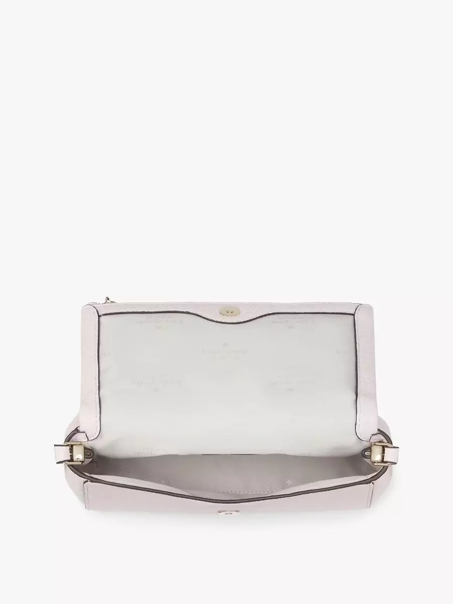 Leila Mini Zip Crossbody Shimmer Pink