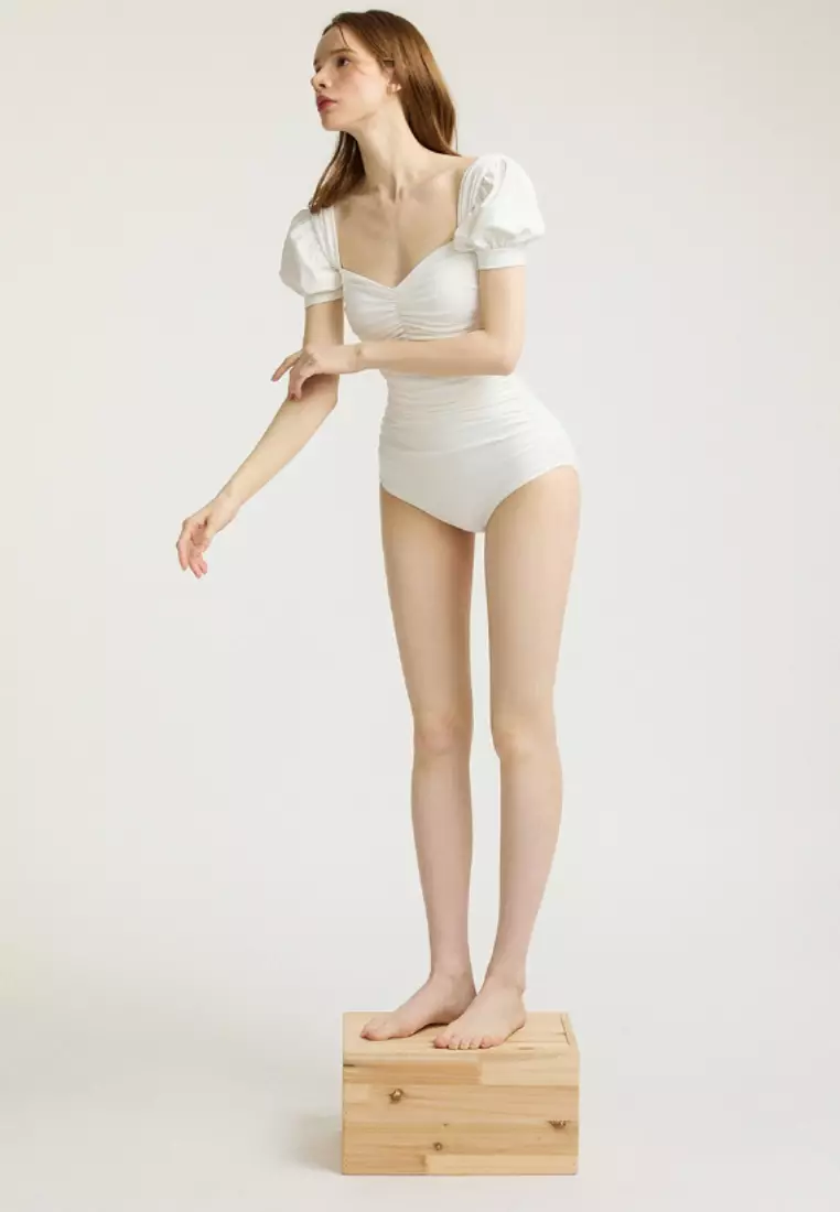 Luna Swimsuit – Elegant One-Piece Korean Style Swimwear for Women