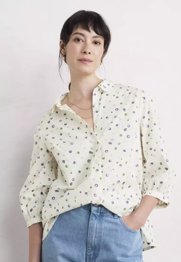 Seasalt Cornwall White Hope Cottage Blouse