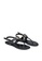 TORY BURCH black Claire Flat Thong Sandals (nt) 401B5SHE5C2368GS_2