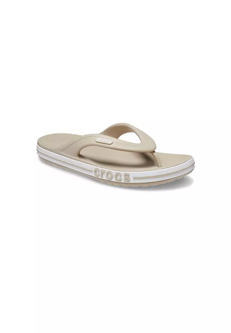 Discount on Crocs  shoes - SKU: Bayaband Slide In Cobblestone