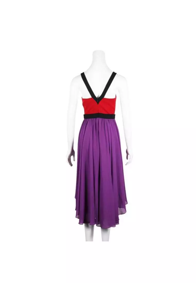 Black halo purple dress clearance