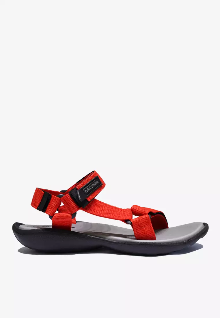 Red discount sport sandals