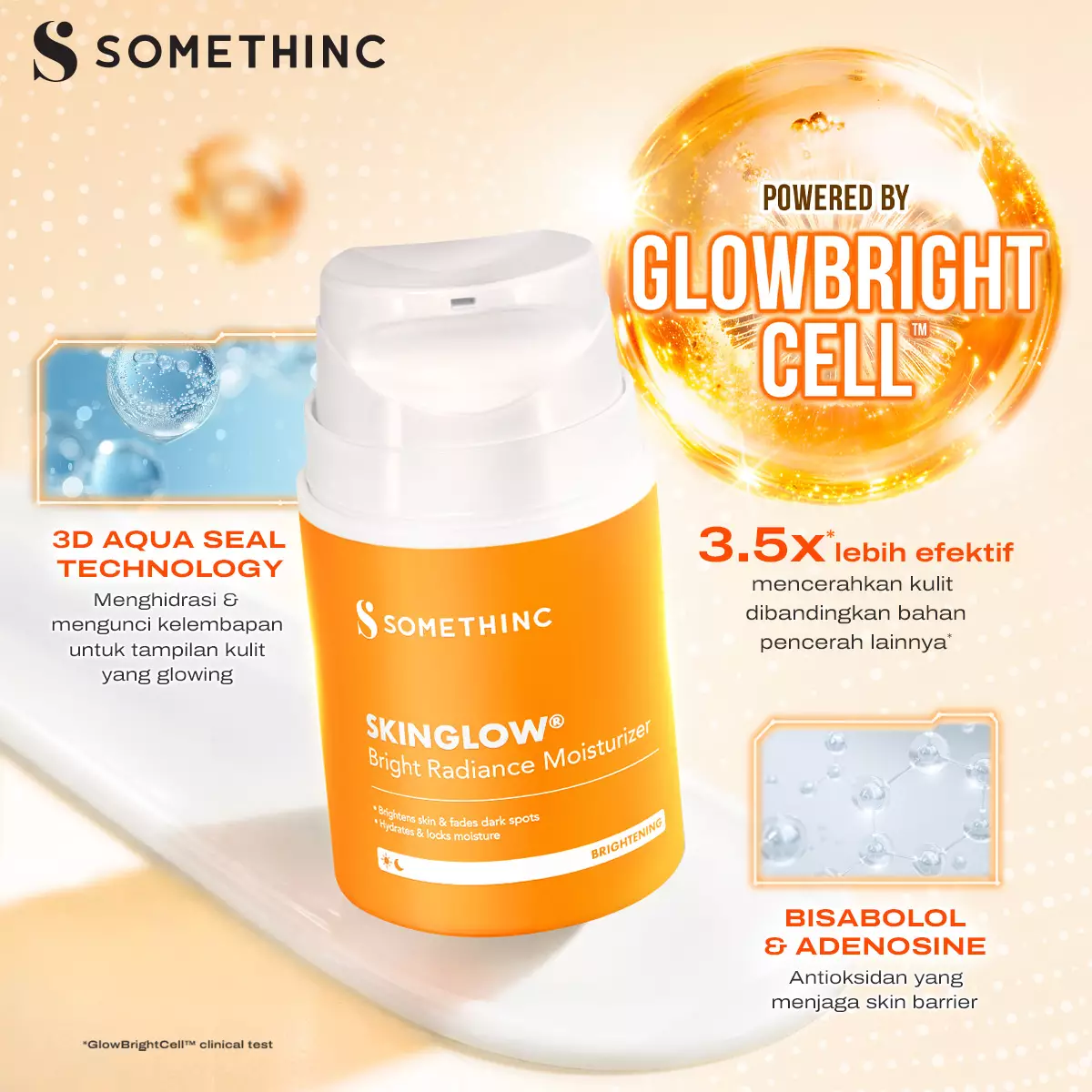 SOMETHINC SKINGLOW® Bright Radiance Moisturizer - 50ml