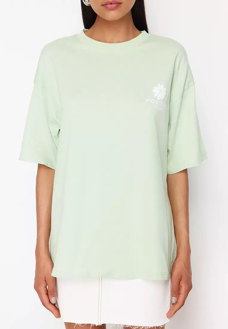 Cotton Oversized Graphic T-Shirt