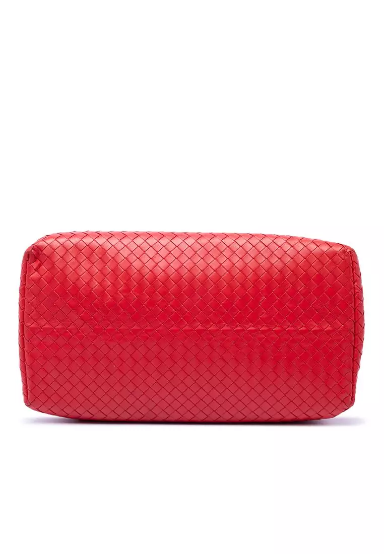 Pre-Loved Bottega Veneta Medium Nappa Intrecciato Roma Tote