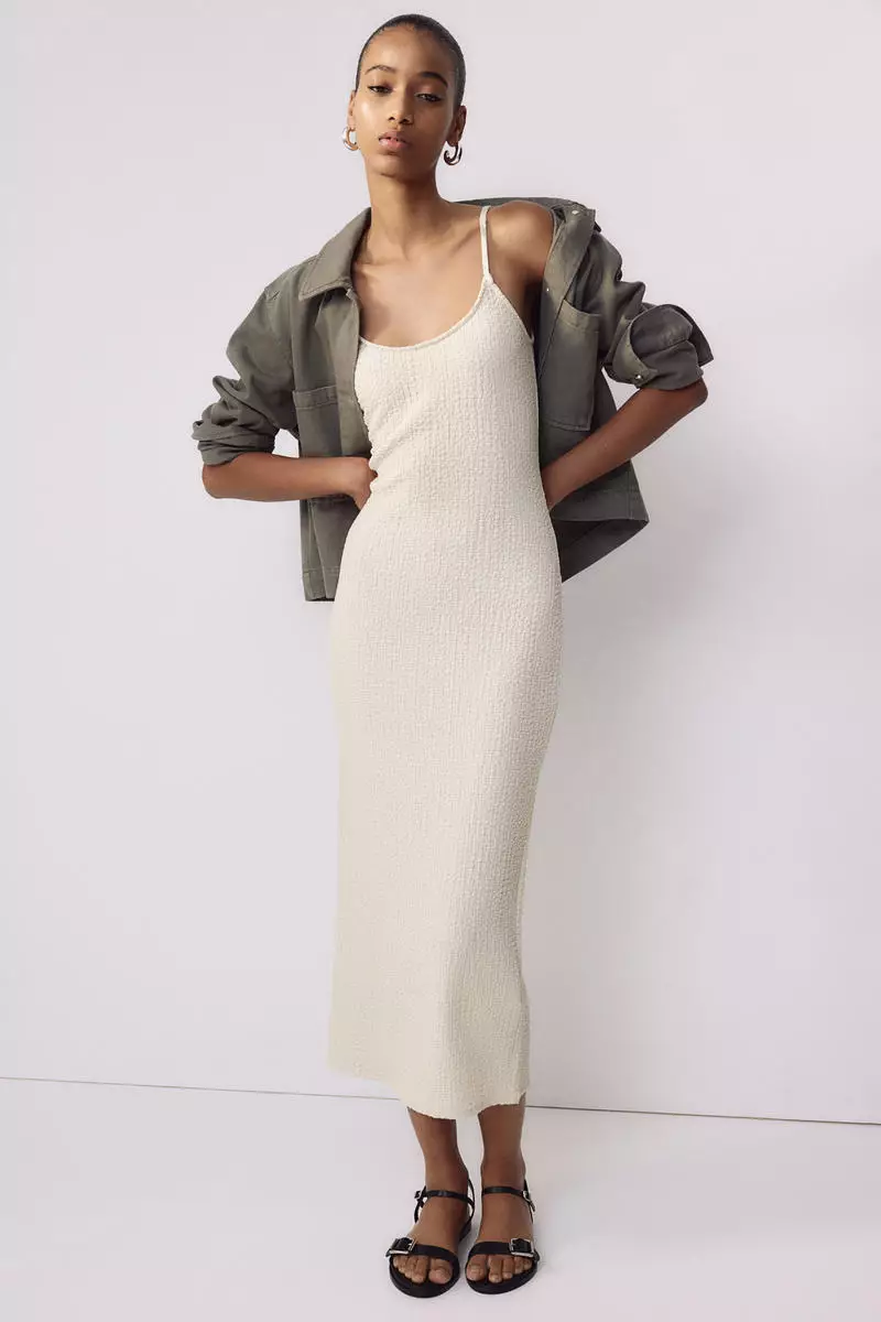 Buy H&M Crinkled jersey dress Online ZALORA Malaysia