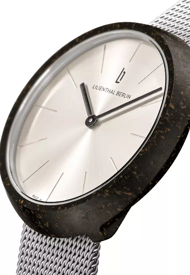 Coffee Watch Latte - Mesh Silver Matte