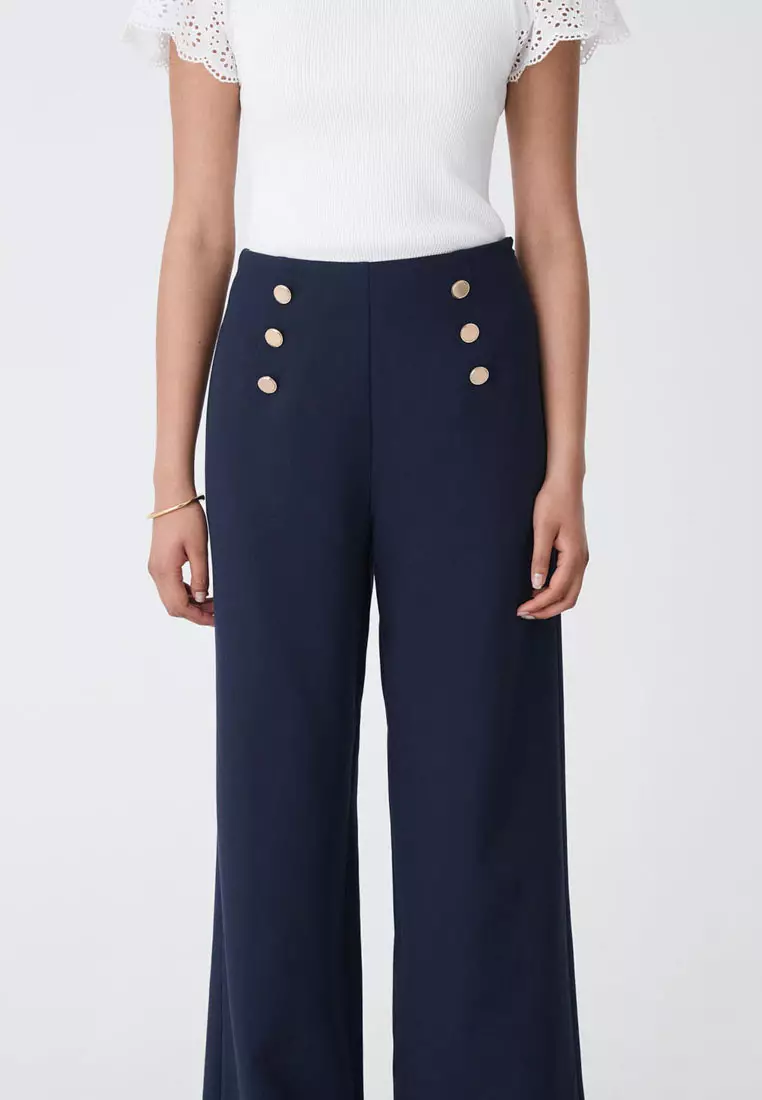 Evie Wide Leg Sailor Pants