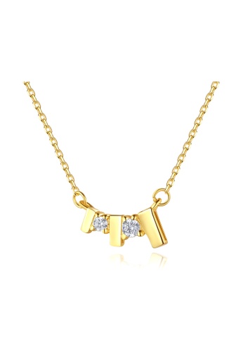 MATCH gold Premium S925 Sparkling Golden Necklace 22B65AC0E2F947GS_1