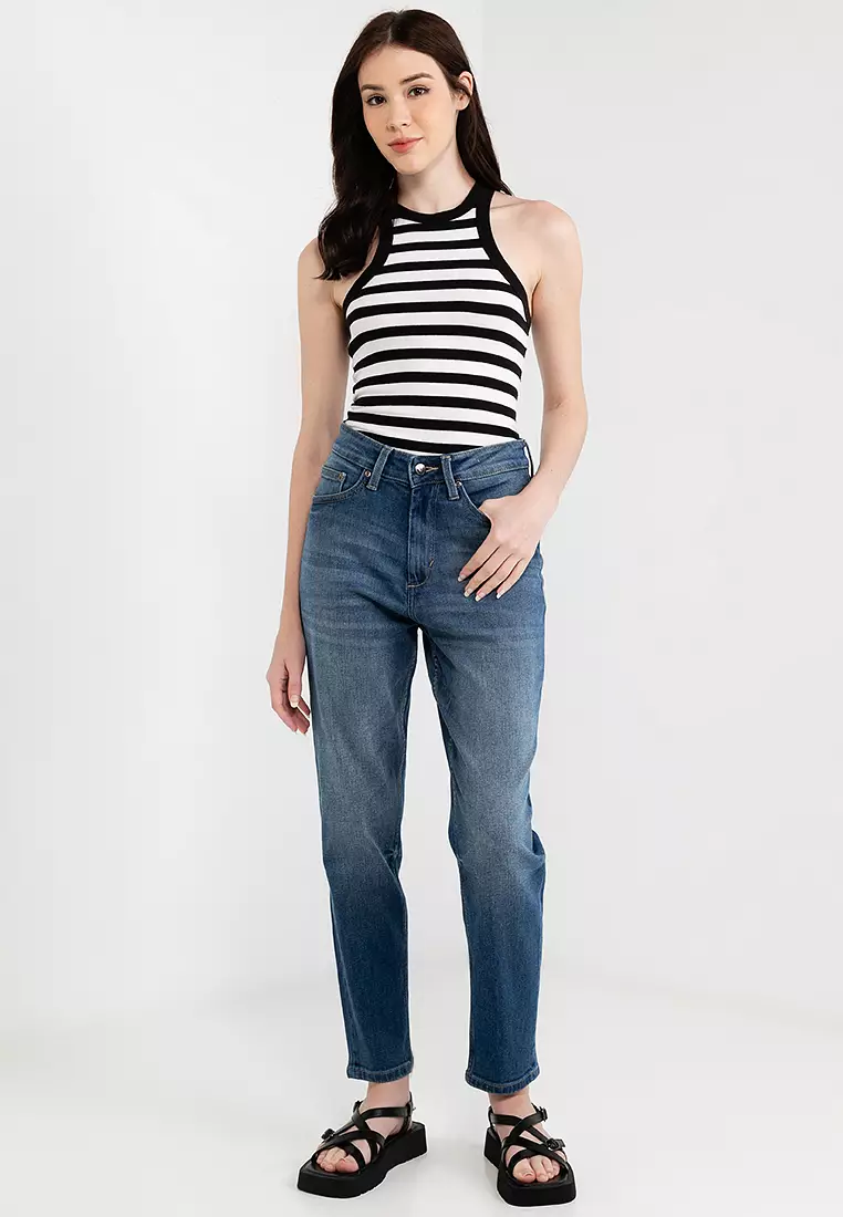 Quantic Tapered Mom Jeans