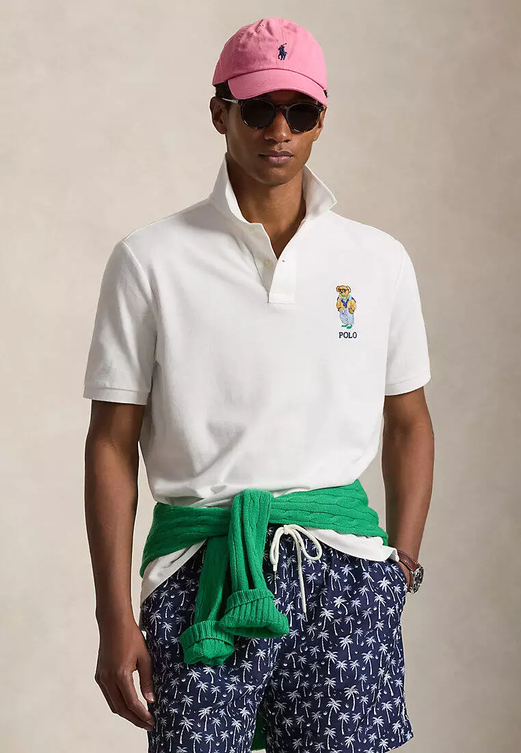 Polo Ralph Lauren  8点 Buy Polo Ralph Lauren Custom Slim Fit Polo Bear Mesh Polo 2026