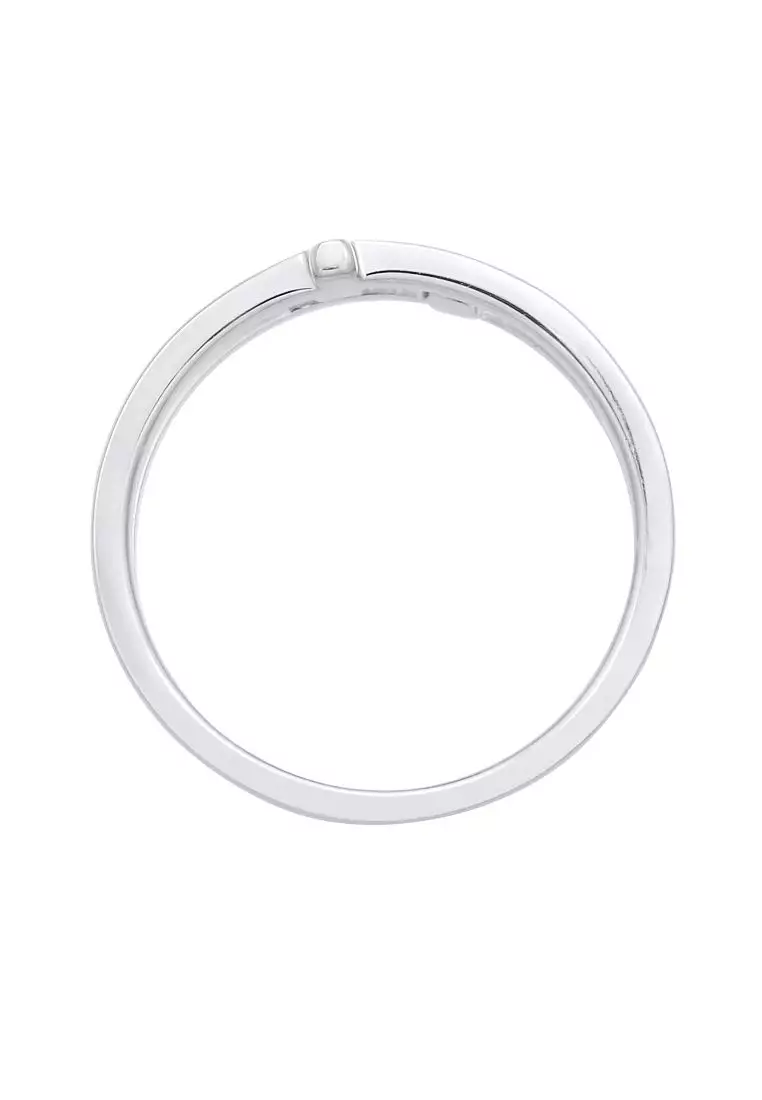 EXCLUSIVE Cincin Perhiasan Perak 925 Pria Cross Double Modern